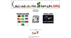 Desktop Screenshot of calendariosagrado.org