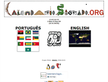 Tablet Screenshot of calendariosagrado.org